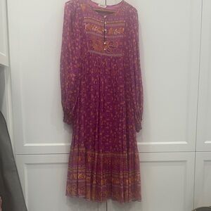 Elegant Purple Bohemian Dress Spell